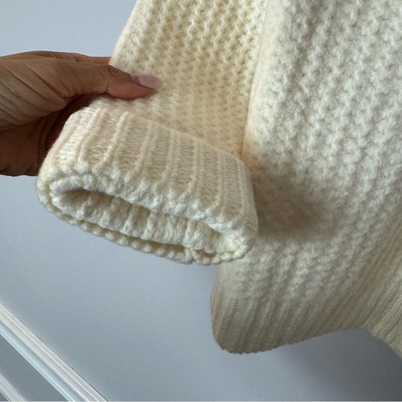 Vintage Wool Hand Knitted Cardigan Sweater - Picture 5 of 11